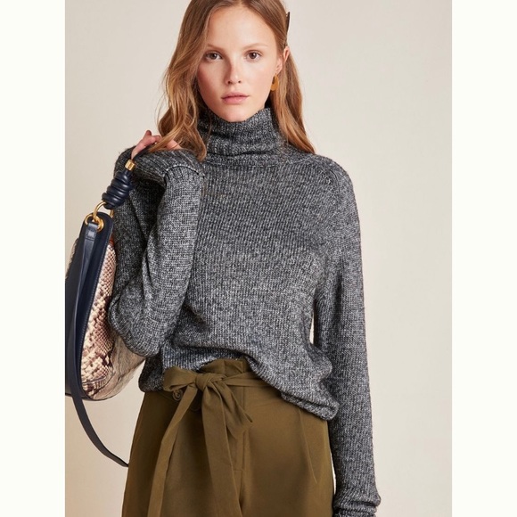 Anthropologie Tops - Anthropologie CORETTA SHINE TURTLENECK SWEATER